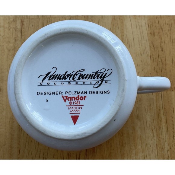 Vandor Country Farmhouse Mug Vintage 1981 Collectible Pelzman Designs. - Picture 3 of 6